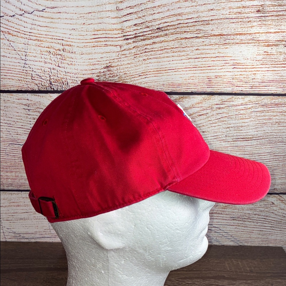 Pre Owned Red Texas Rangers Embroidered Baseball Cap - Picture 6 of 11